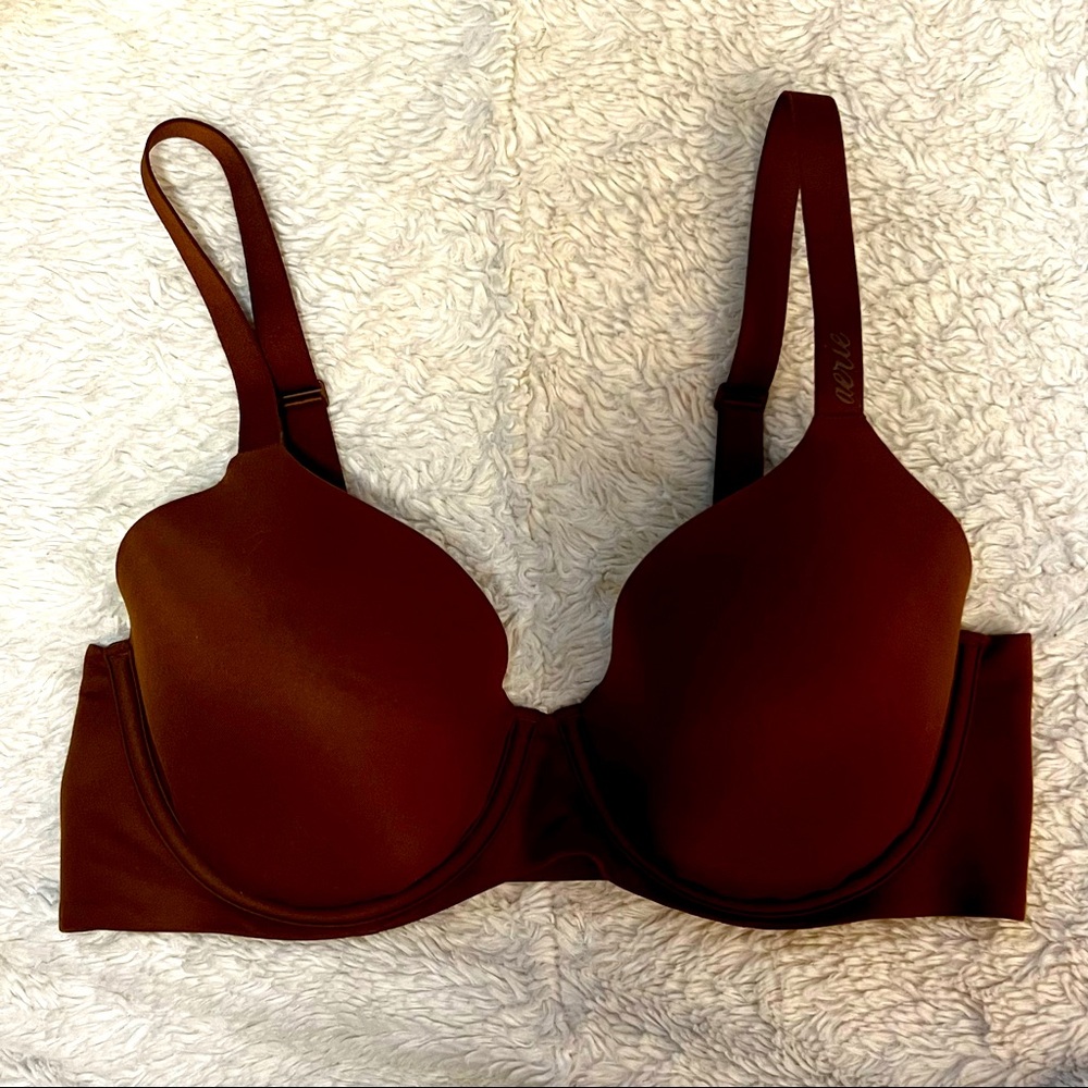 Brown Smoothez by Aerie Full Coverage Bra 34D